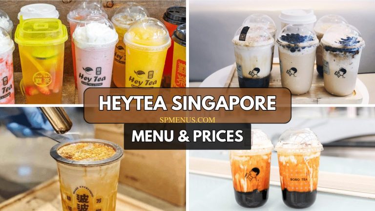 ENJOY TEA WITH HEYTEA MENU