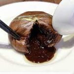 Steamed Red Bean Xiao Long Bao with Chocolate Lava