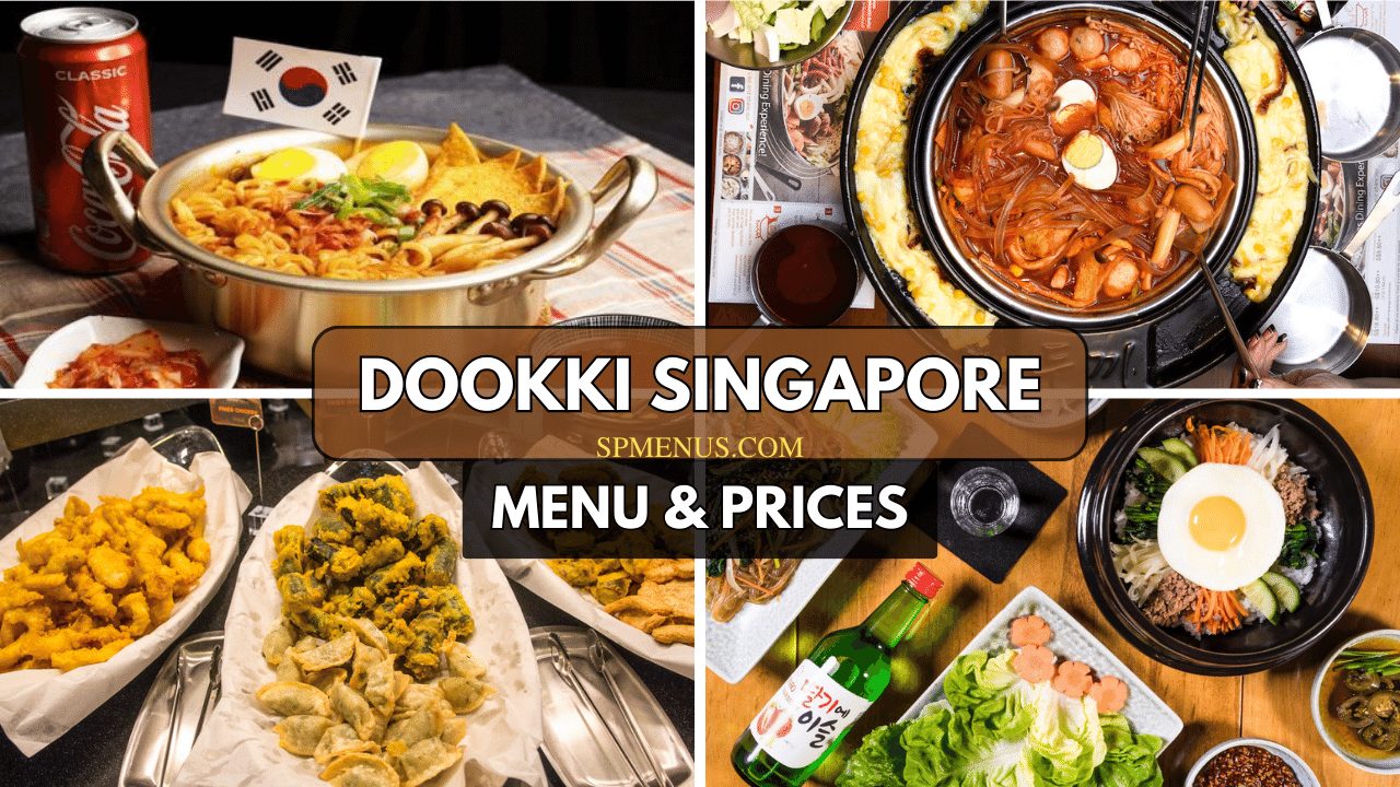 DOOKKI SINGAPORE MENU