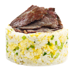 Egg-fried rice with Braised Beef