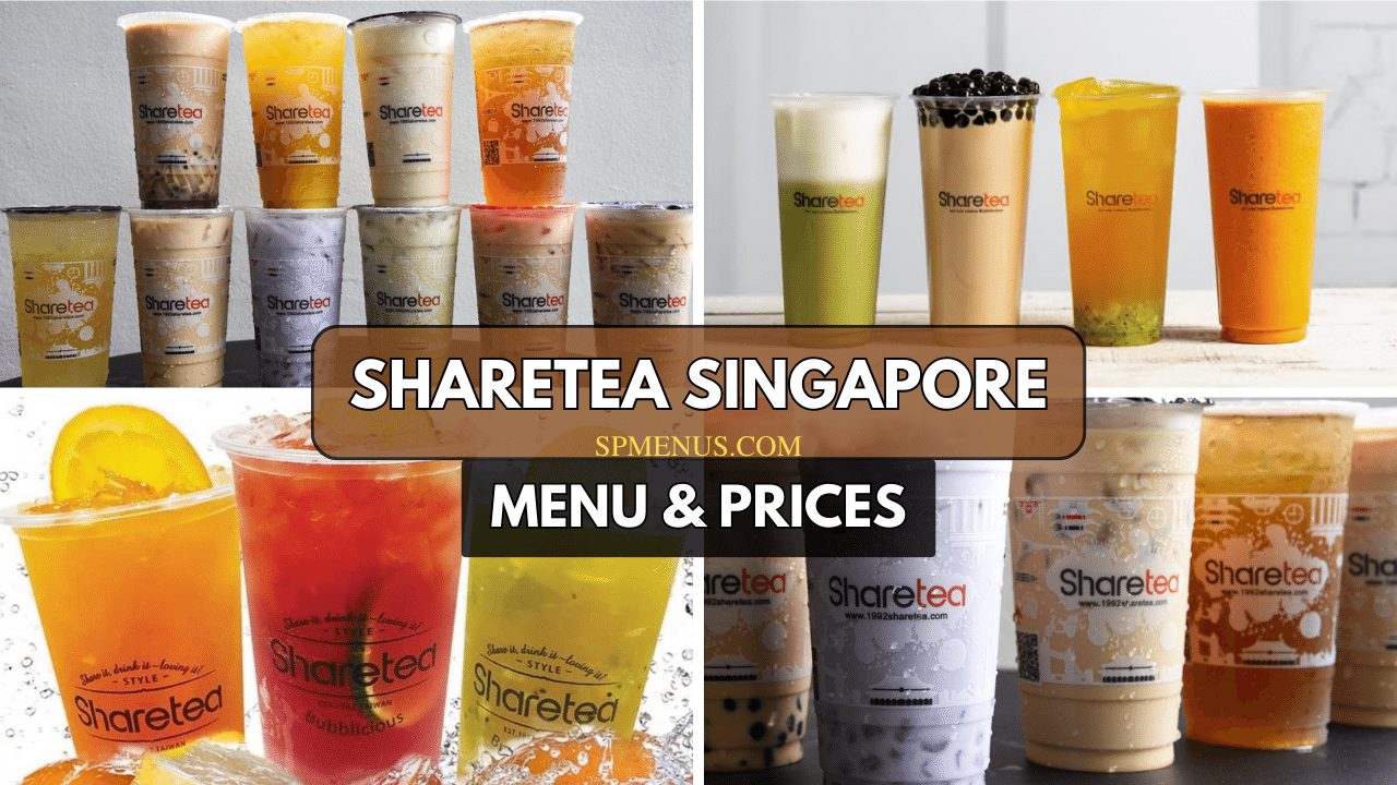 Sharetea Singapore Menu